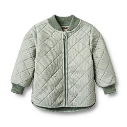 Куртка утепленная Wheat "Thermo Loui Green Stripe", зеленые полоски